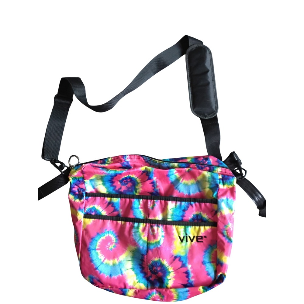 Vive Tie Dye Walker Bag Mobility Accessory Crossbody Multi Pocket Organizer